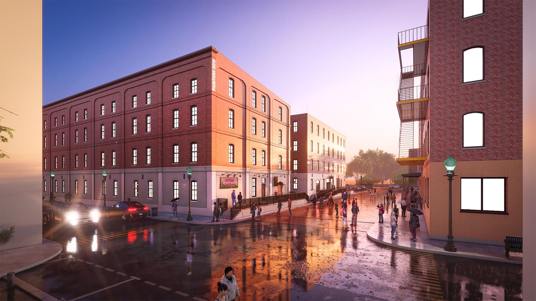 Painters Row Residential and Commercial Units Residential and Commercial Units for Lease, Painters Row, Louisville Kentucky